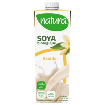 Boisson de soya - vanille biologique