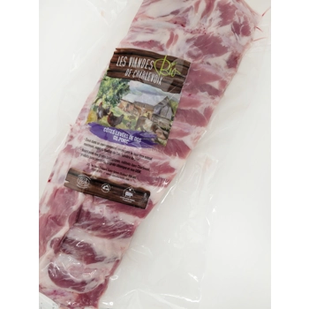 Côte levée de dos de porc bio