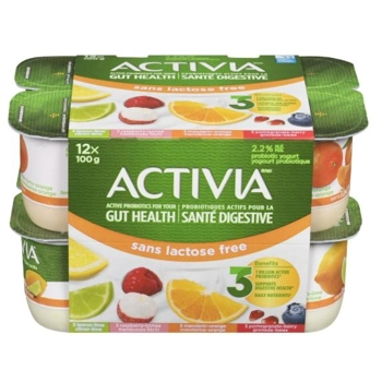 Probiotics Yogurt Lactose Free RASPBERRY-LYCHEE, LEMON-LIME, MANDARIN-ORANGE, POMEGRANATE BERRIES
