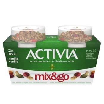 Activia Mix&Go Probiotic Yogurt Vanilla
