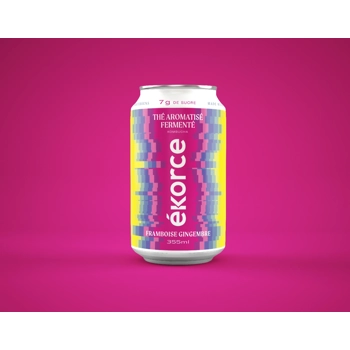 Kombucha framboise gingembre