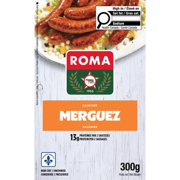 Roma Merguez (saucisse piquante )