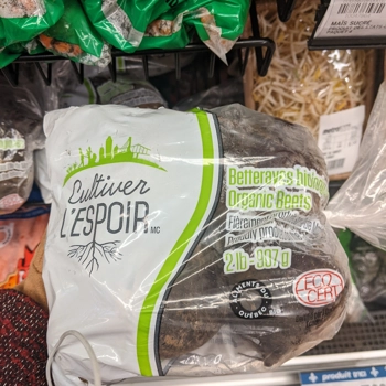 Betteraves biologiques