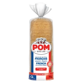 Pain blanc croûté de style français de POM