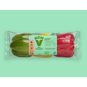 Poivrons biologiques - assortiment de 3