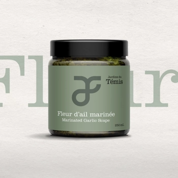 Fleur d'ail marinée