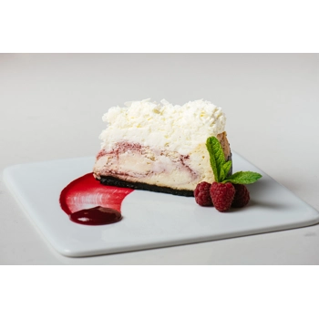 White Chocolate Raspberry Cheesecake