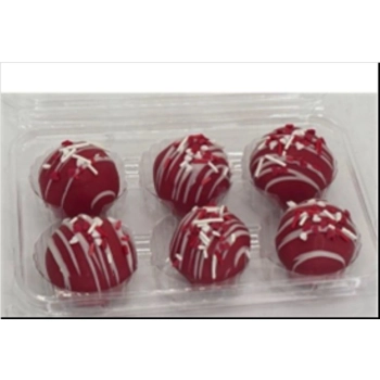 Chocolate and raspberry cake bombs