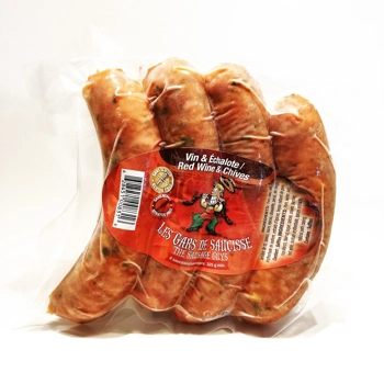 Saucisse Vin rouge & Ciboulette