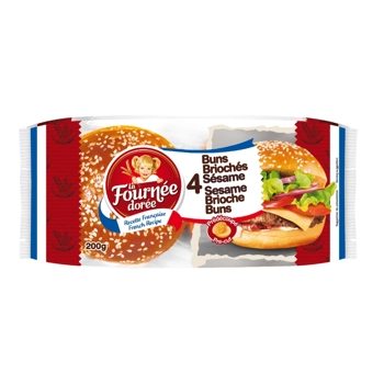 Buns briochés sésame