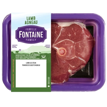 Tranche de gigot d'agneau