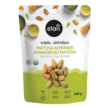 Organic matcha almonds
