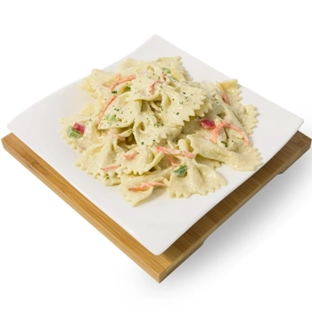 Creamy farfalle salad