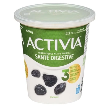 Yogourt Probiotiques Actifs Pruneaux