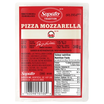 Pizza Mozzarella 15% M.G. Boule
