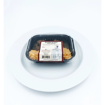 Boulettes de boeuf Sauce lyonnaise