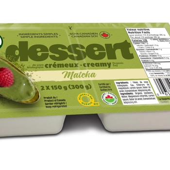 Dessert de soya crémeux - Matcha