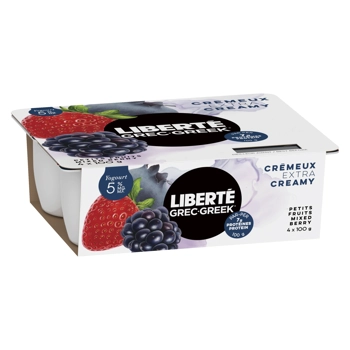 Yogourt Liberté Grec 5% Petits Fruits