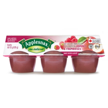 APPLESNAX APPLE RASPBERRY AU NATUREL
