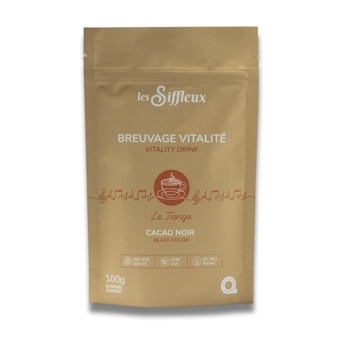 Le tango, breuvage de cacao noir, et maca