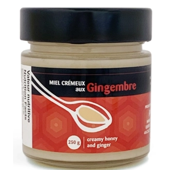 Miel crémeux au gingembre