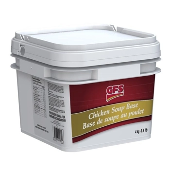 1107629 Préparation pour soupe au poulet, sans GMS ajouté, réduite en sodium