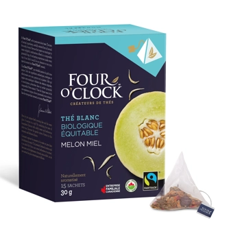 Thé blanc melon de miel biologique équitable