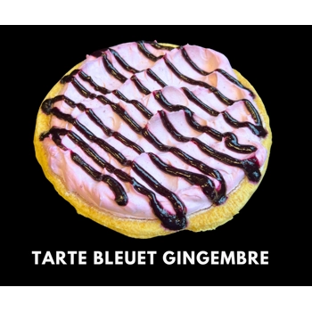 Tarte bleuet gingembre.