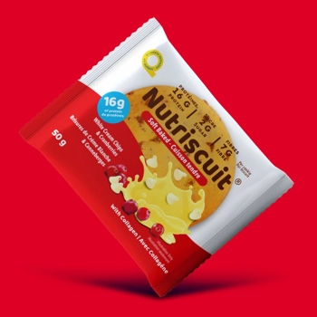 Biscuit protéiné brisures de chocolat blanc et canneberges