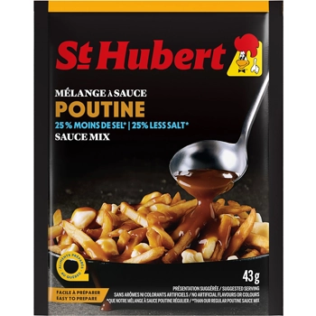 25% less salt poutine sauce mix