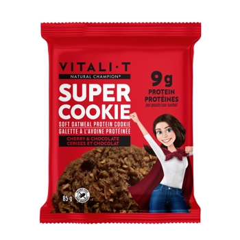 Cherry & Chocolate Oatmeal Protein Cookie