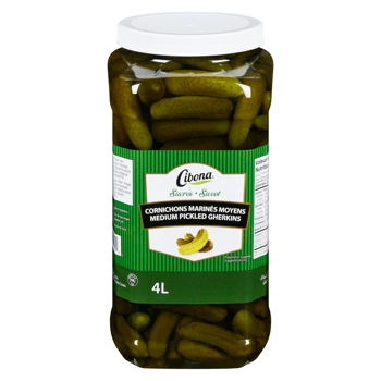 Cornichons marinés moyen Gherkins