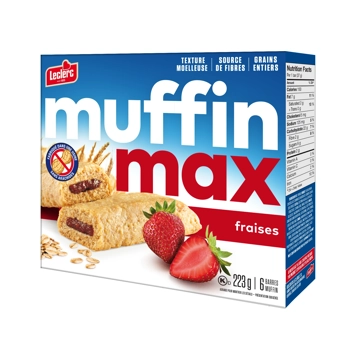 Barres muffin fraises