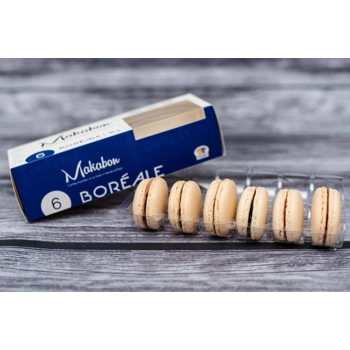 Macaron aux canneberges.