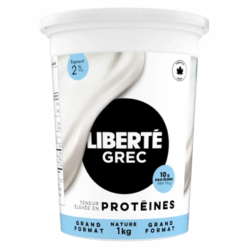 Liberté Grec Yogourt Nature 2% M.G. 1KG