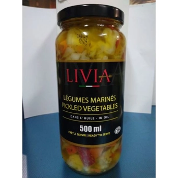 Pickled vegetables, hot