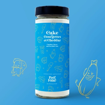 Cake aux courgettes et cheddar