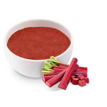 Purée de rhubarbe, 10% sucre ajouté