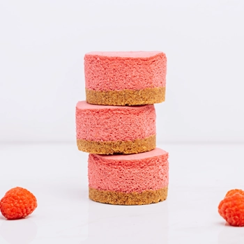 Mignon au fromage à la framboise