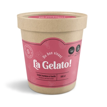 Copy - Basilic and raspberry gelato
