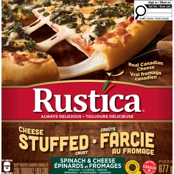 Rustica Stuffed Crust Spinach and Cheese