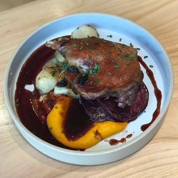 Cuisse de canard confite sous vide