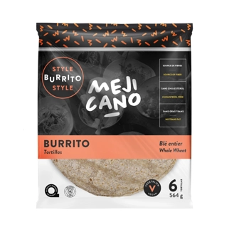 Tortillas blé entier 12" - Burritos