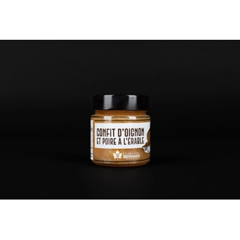 Confit d'oignon, poires et érable.