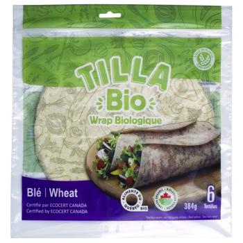 Tilla' Bio (VEGAN) Tortilla - White Wheat Wrap (Blé)