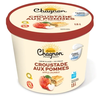 Crème glacée Croustade aux pommes