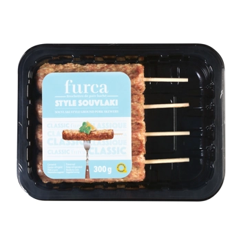 Furca: Brochettes Kefta de porc grec et citron