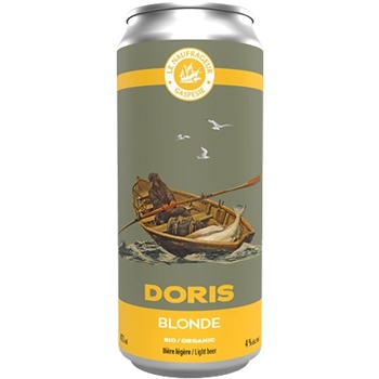 Doris, Blonde, Bière légère à 4%, Bio