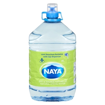 8 L - Eau de source naturelle Naya