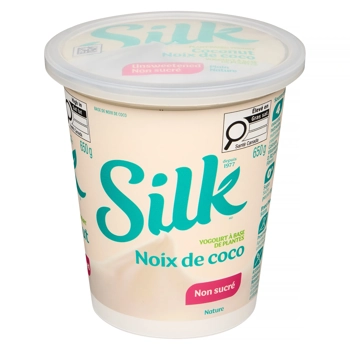 Yogourt à Base de plantes Noix de Coco Non sucré Nature